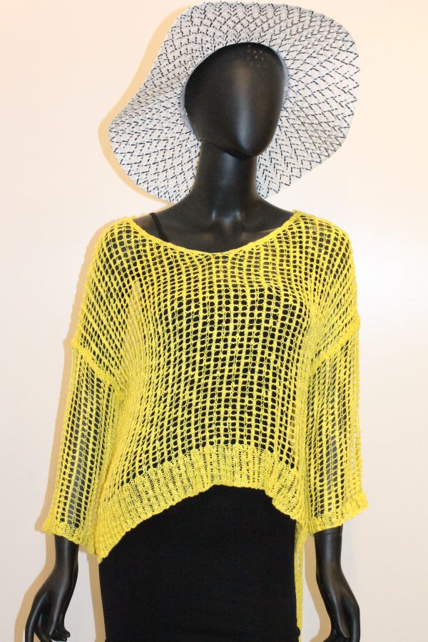 YELLOW CROCHET TOP Mile Marker 222